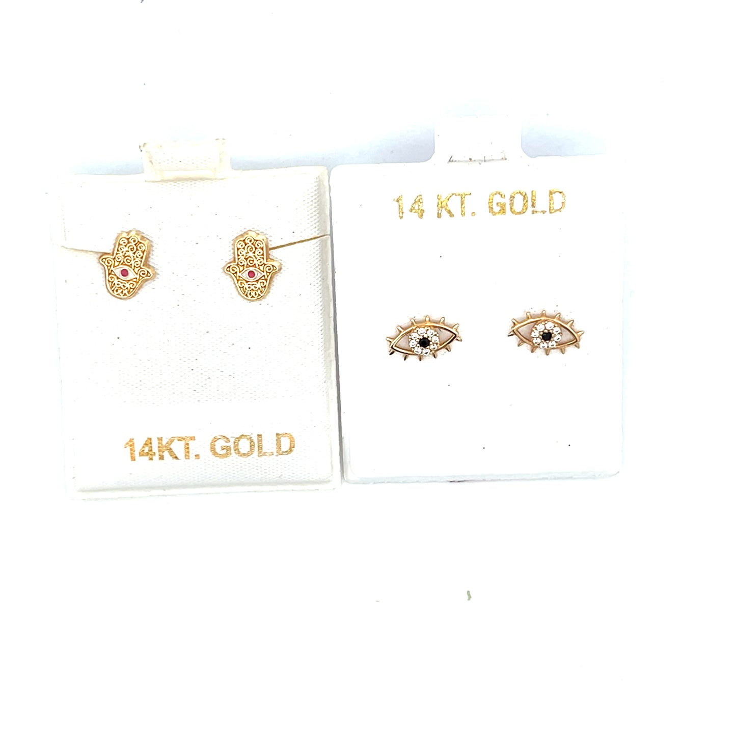 EVIL EYE CZ STUDS