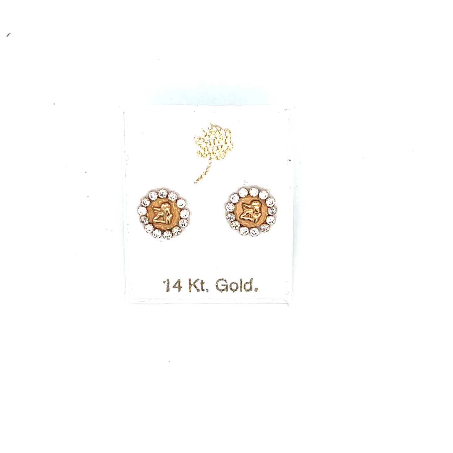 ANGEL SOLID WITH CZ STUDS