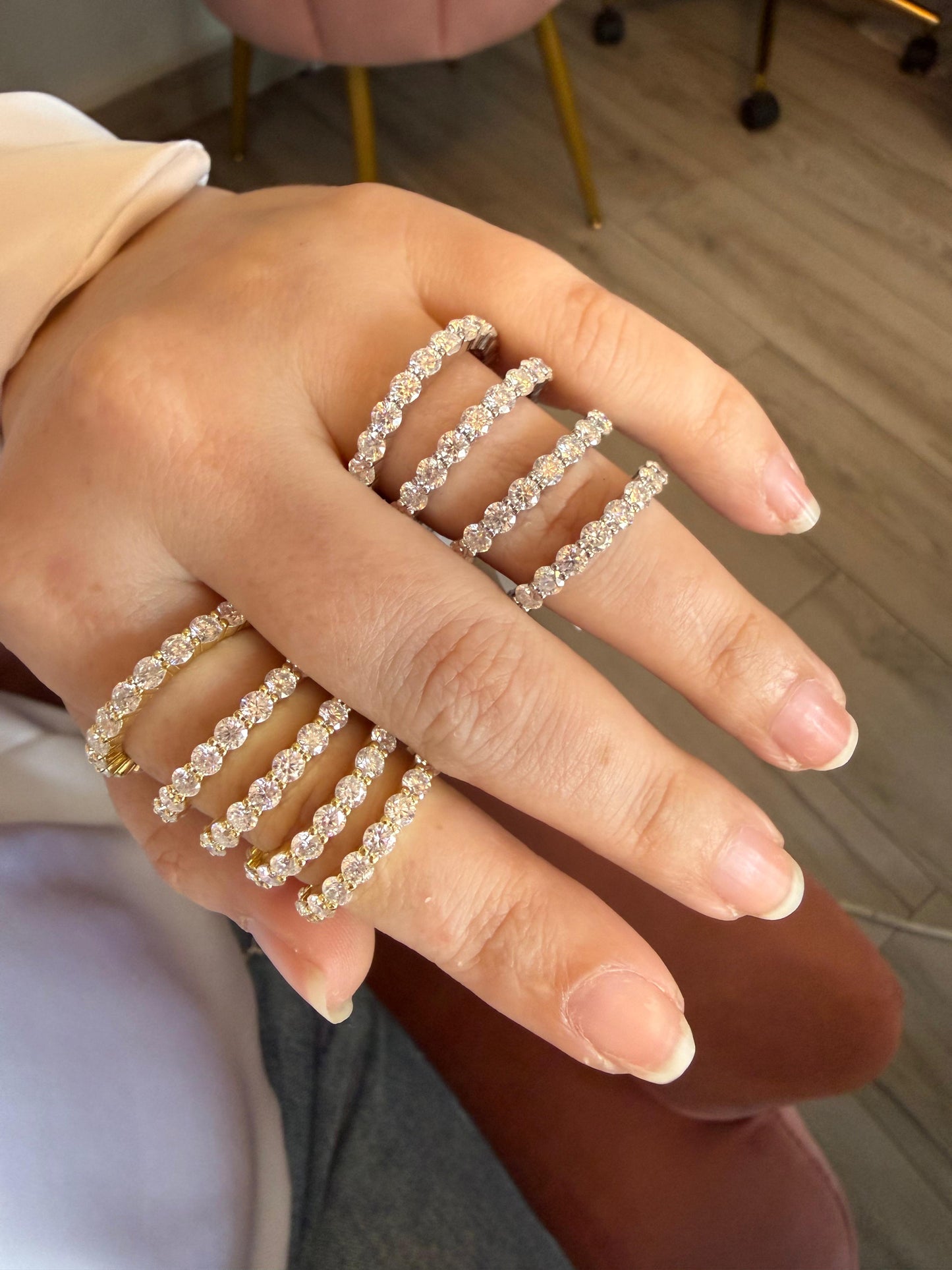 ROUND INFINITY RING SILVER