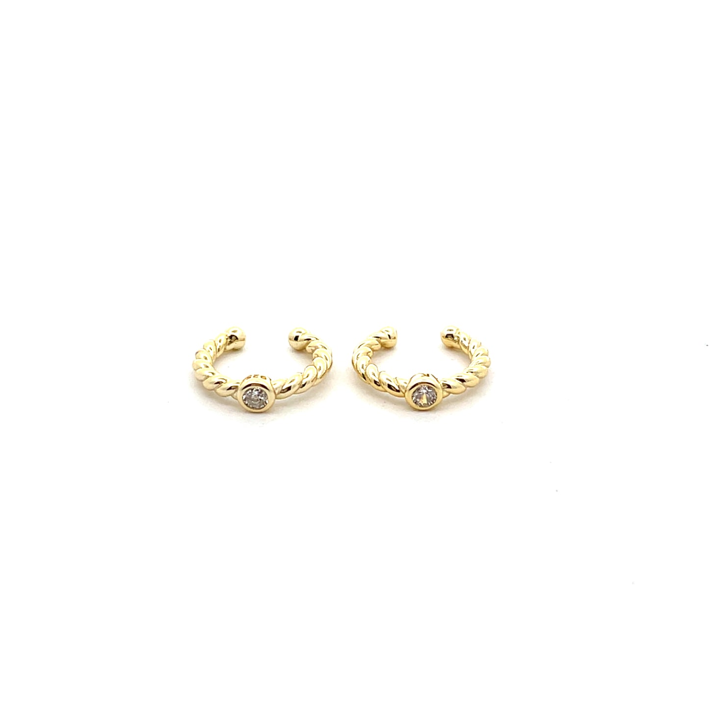 ROPE CUFF WITH SOLITAIRE