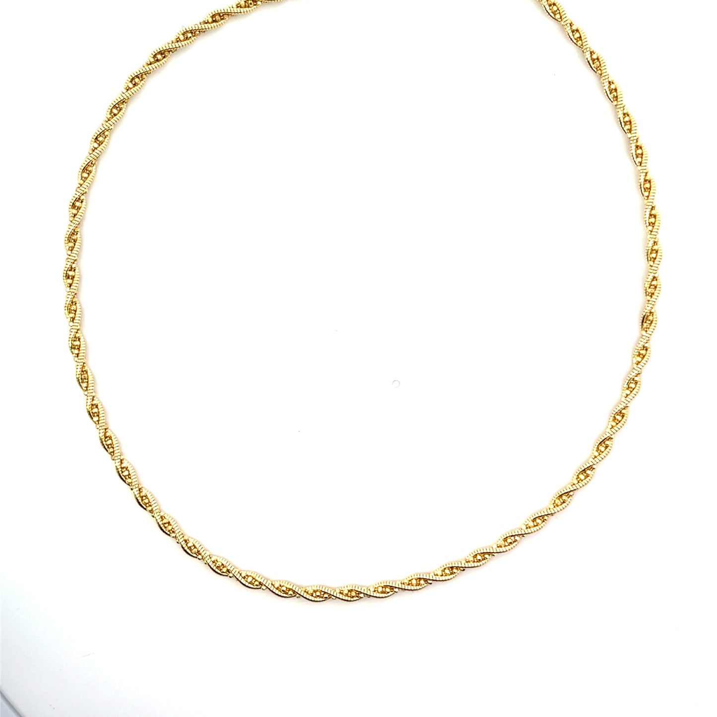 OMEGA THICK ROPE NECKLACE ADJUSTABLE 16"-18"