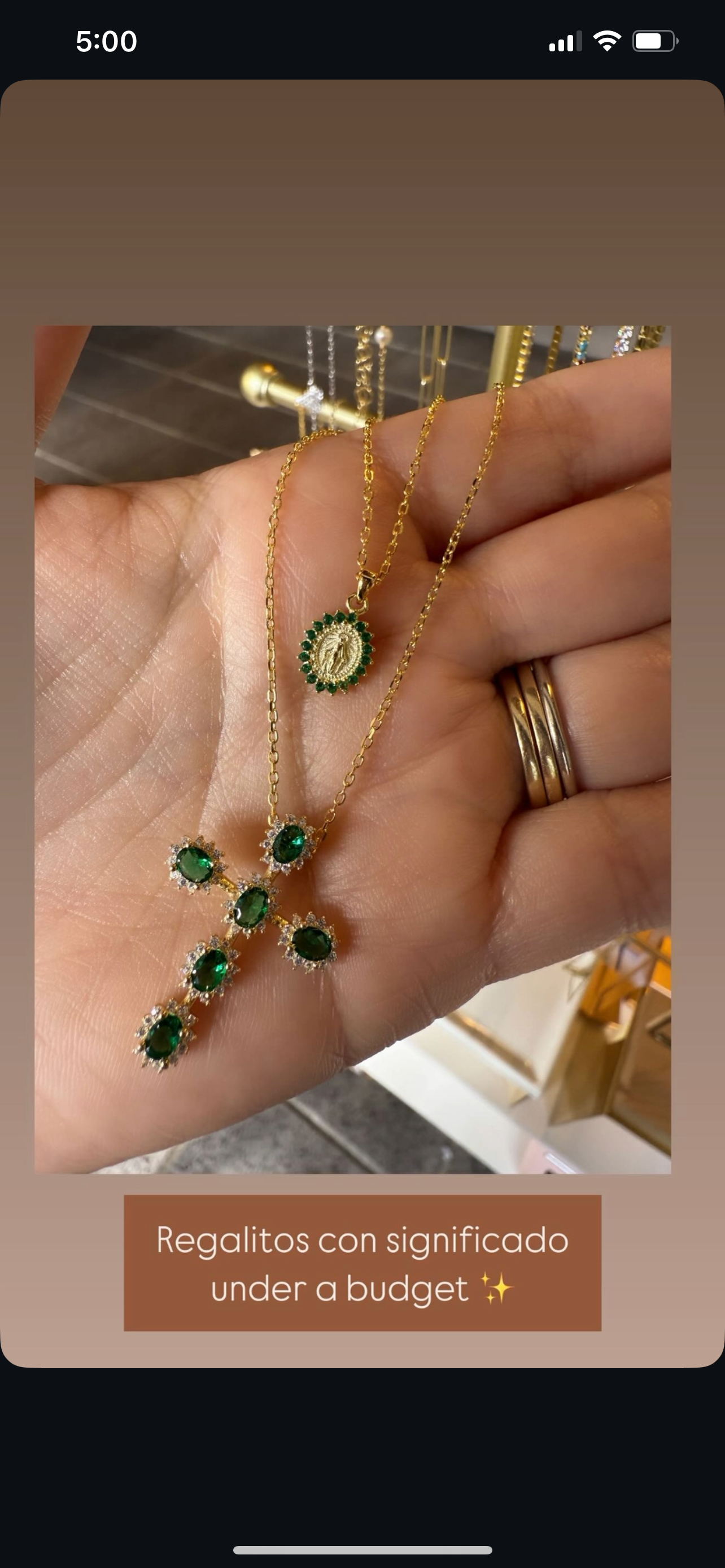MINI GUADALUPE MEDALLION