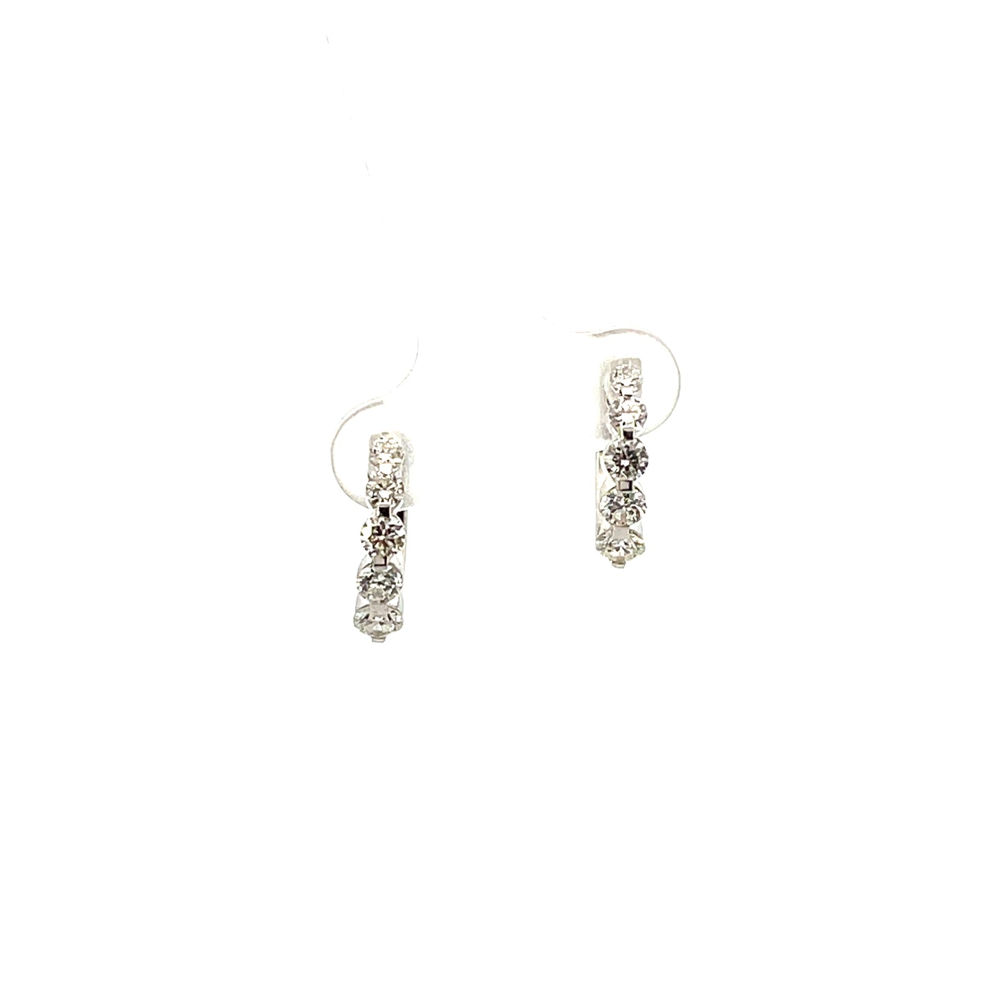 D-1.00CTW LAB DIAMOND LGD DEGRADE HUGGIES 1