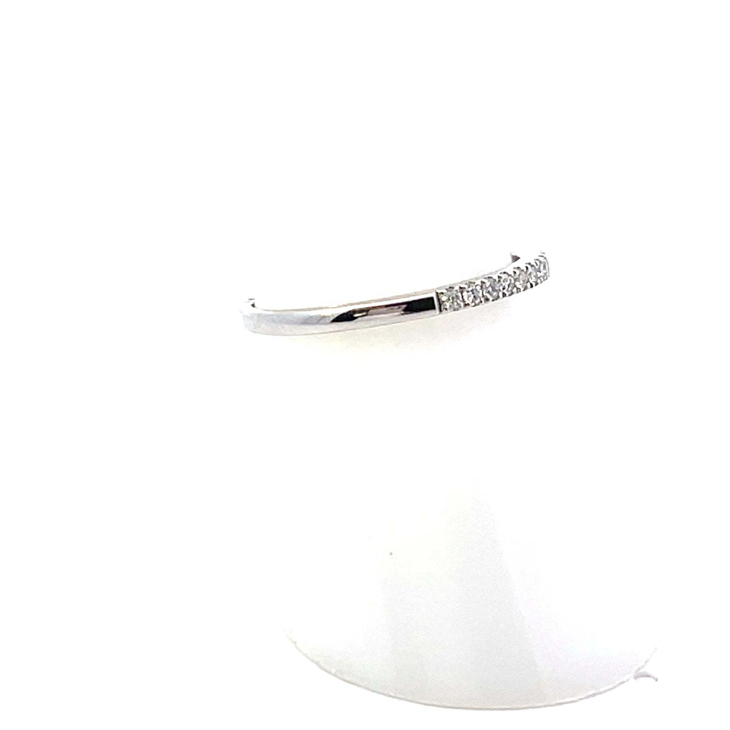 14K WG D-0.15CTW 1.5MM DIAMOND RING BAND