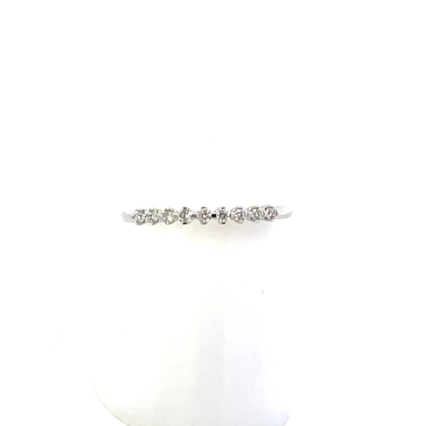 10K WG D-0.25CTW 2MM ELEVATED DIAMOND RING BAND