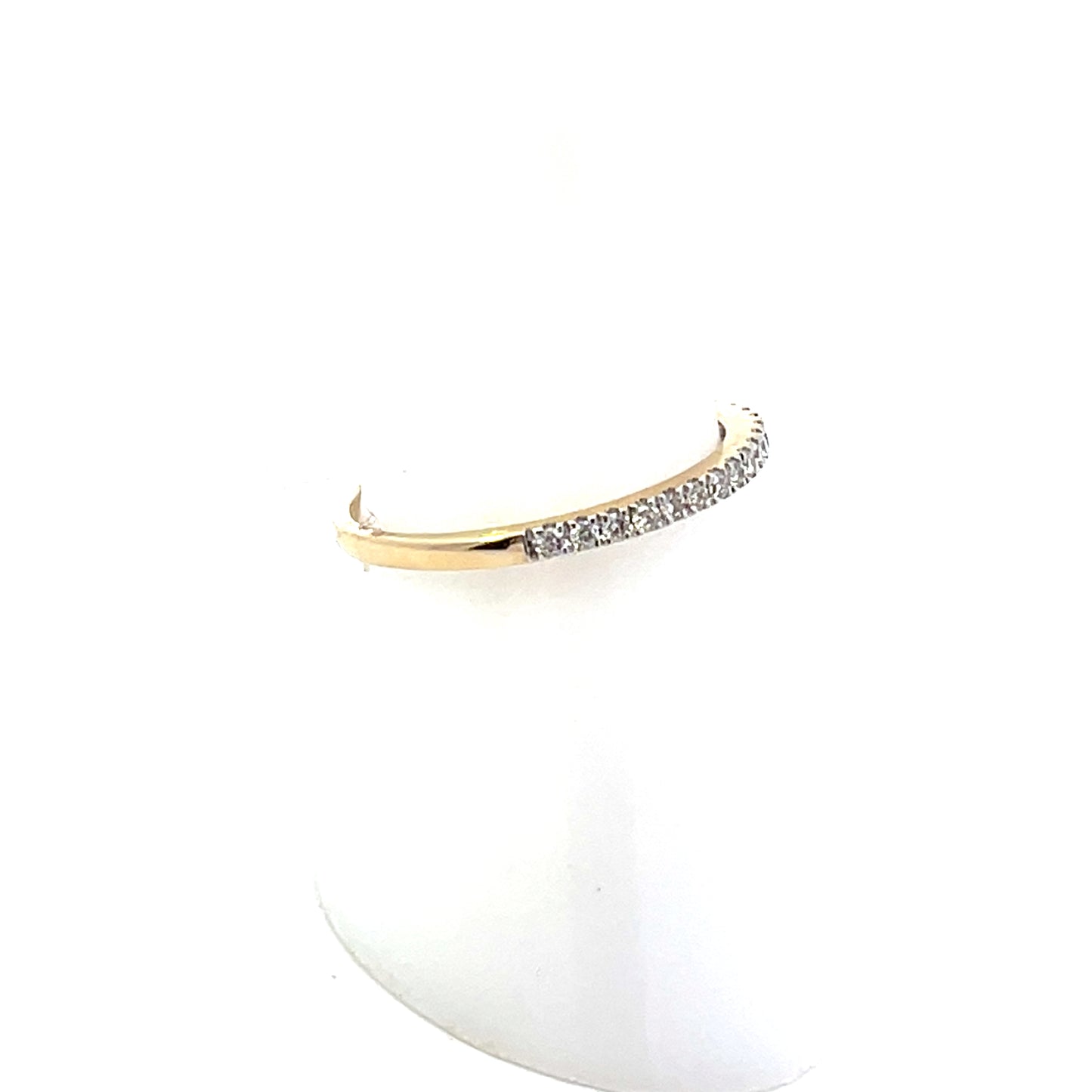 14K YG D-0.15CTW 1.5MM DIAMOND RING BAND