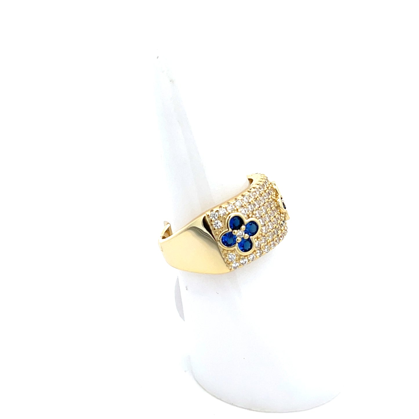 7ROW CHUNKY BLUE VAN CLEEF WITH PAVE