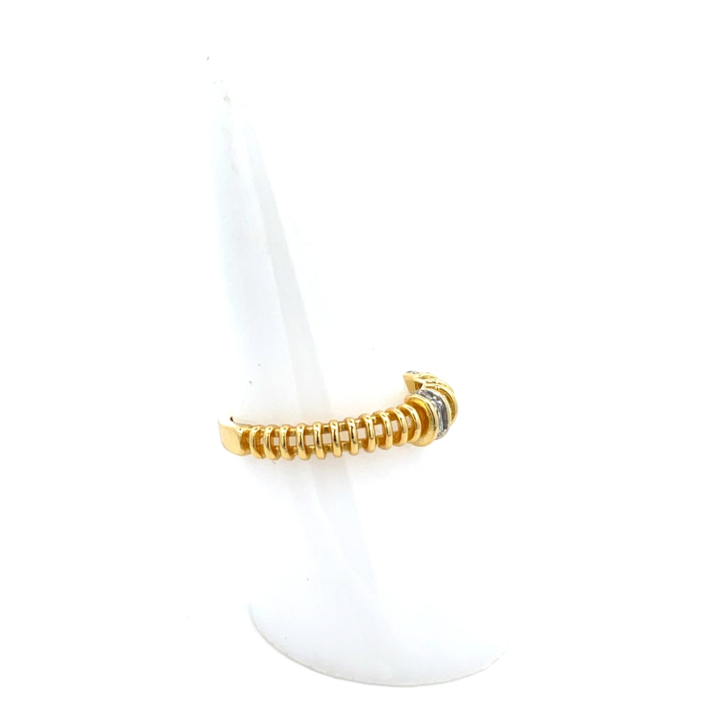 COIL RING WITH CZ