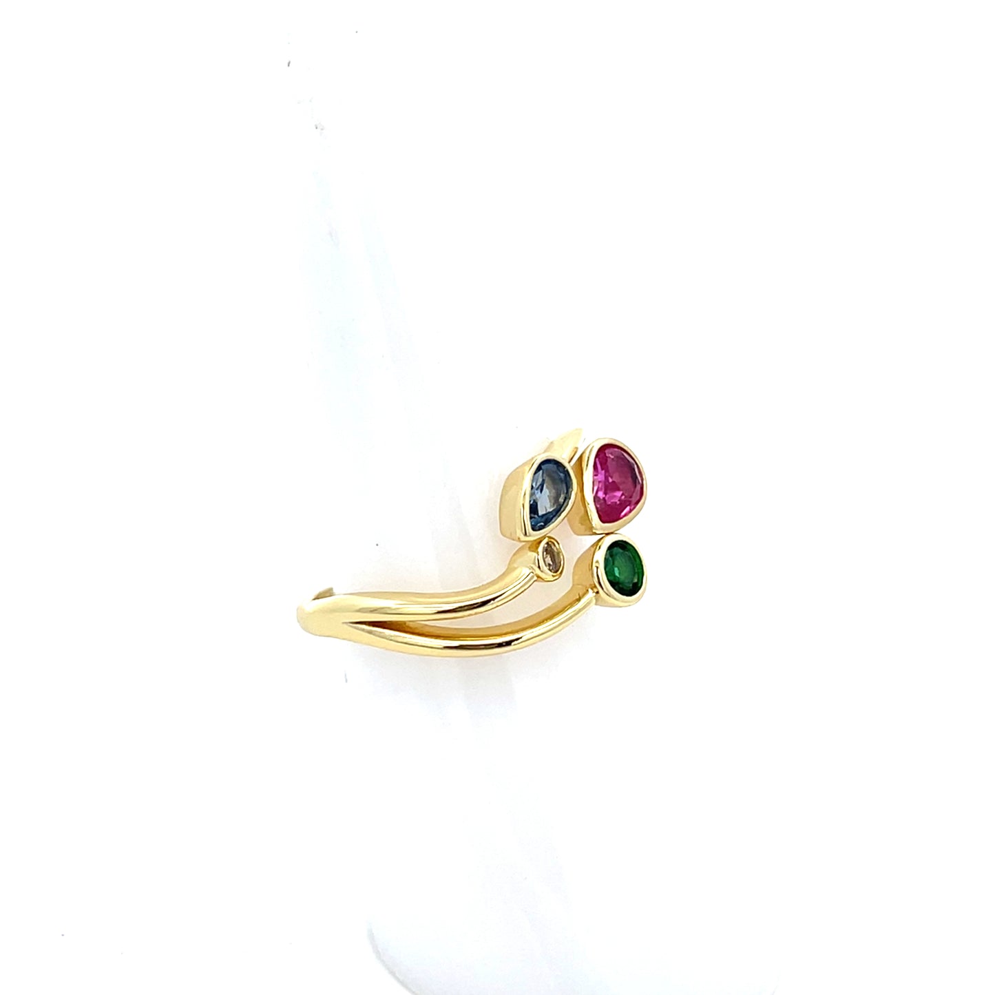 OPEN MULTI SHAPE MULTI COLOR RING