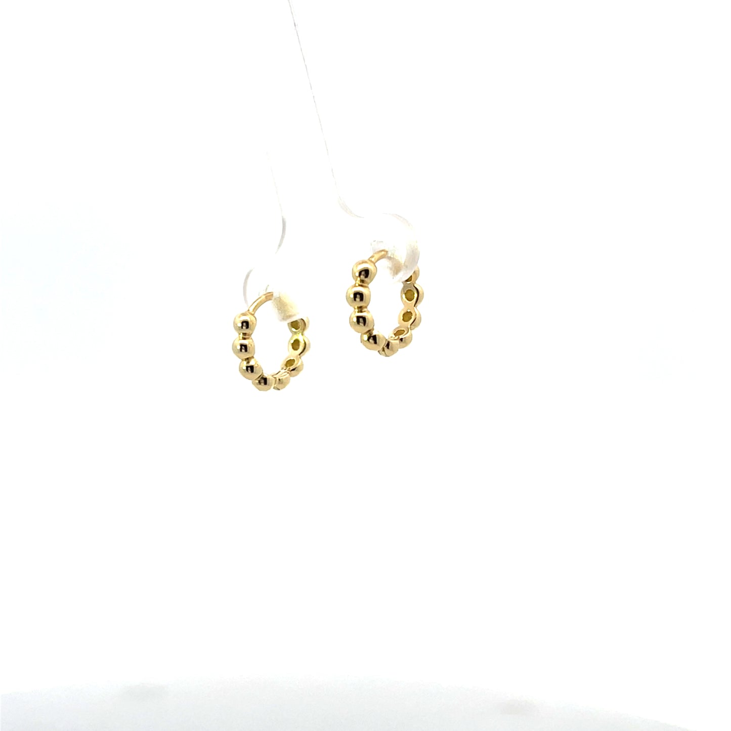 SMALL BEADED HOOPS SGP