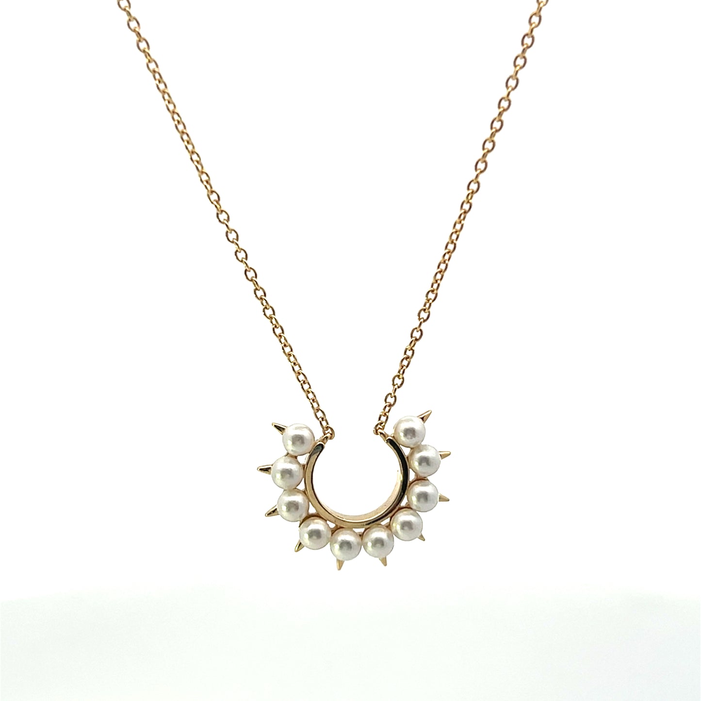 SEMICIRCLE WITH SMALL PEARL