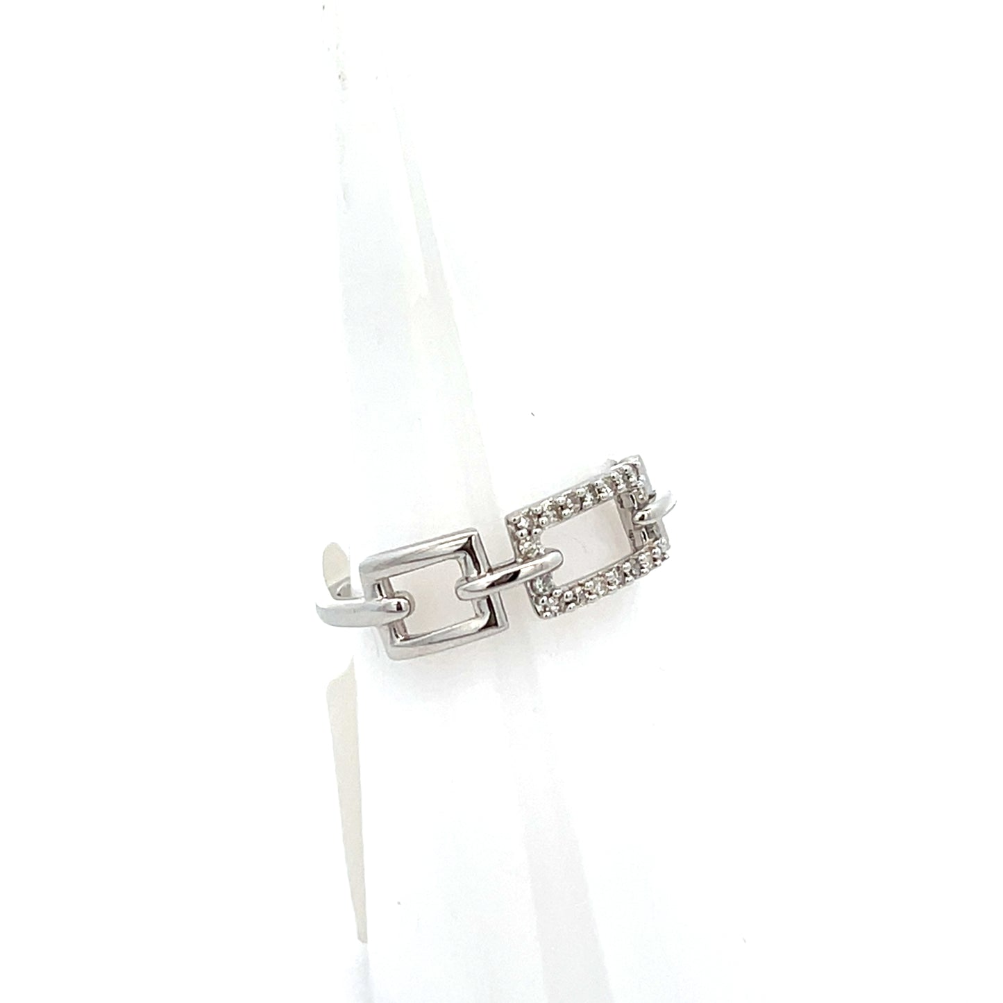3 SQUARE RING D-0.12CTW