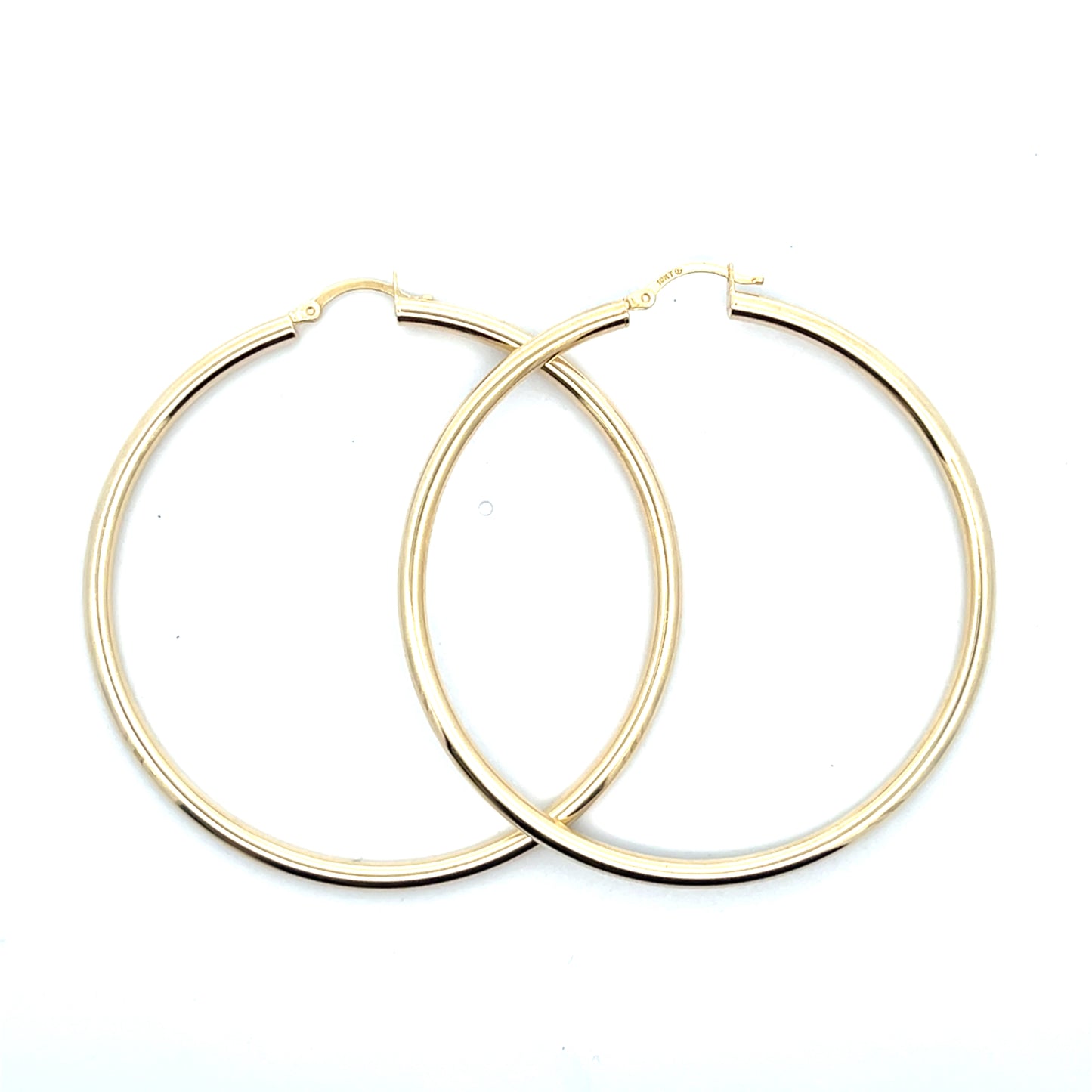 10K X-BIG THIN HOOPS (5.5g)