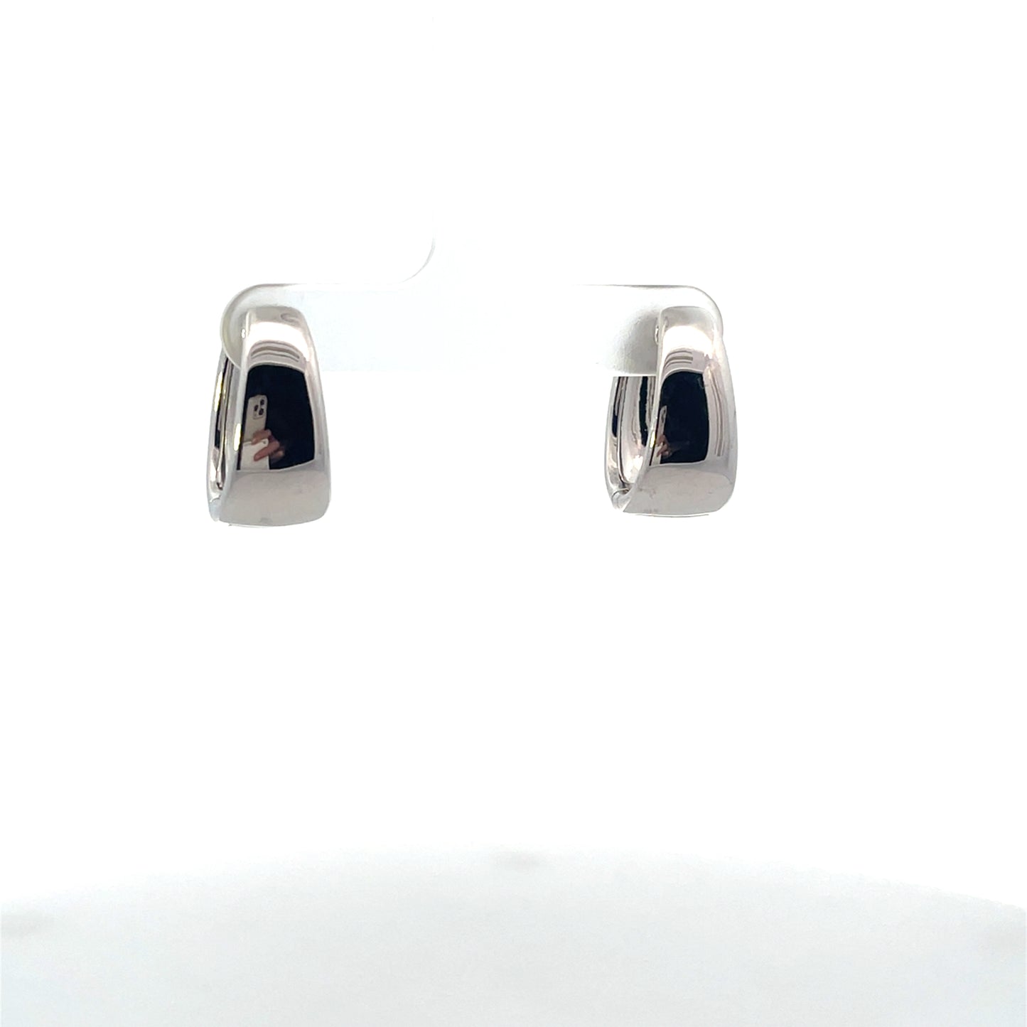 CHUNKY SOLID OVAL HOOP
