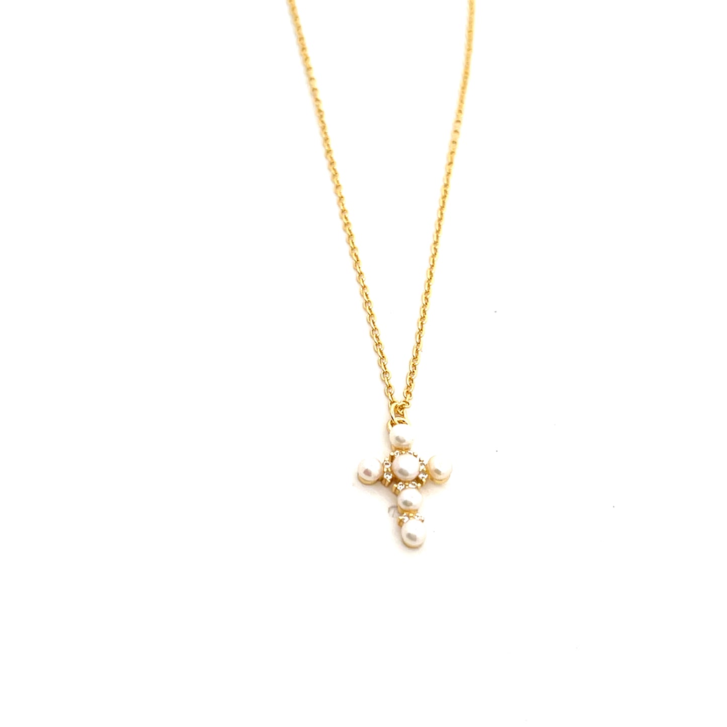 MINI PEARL CROSS