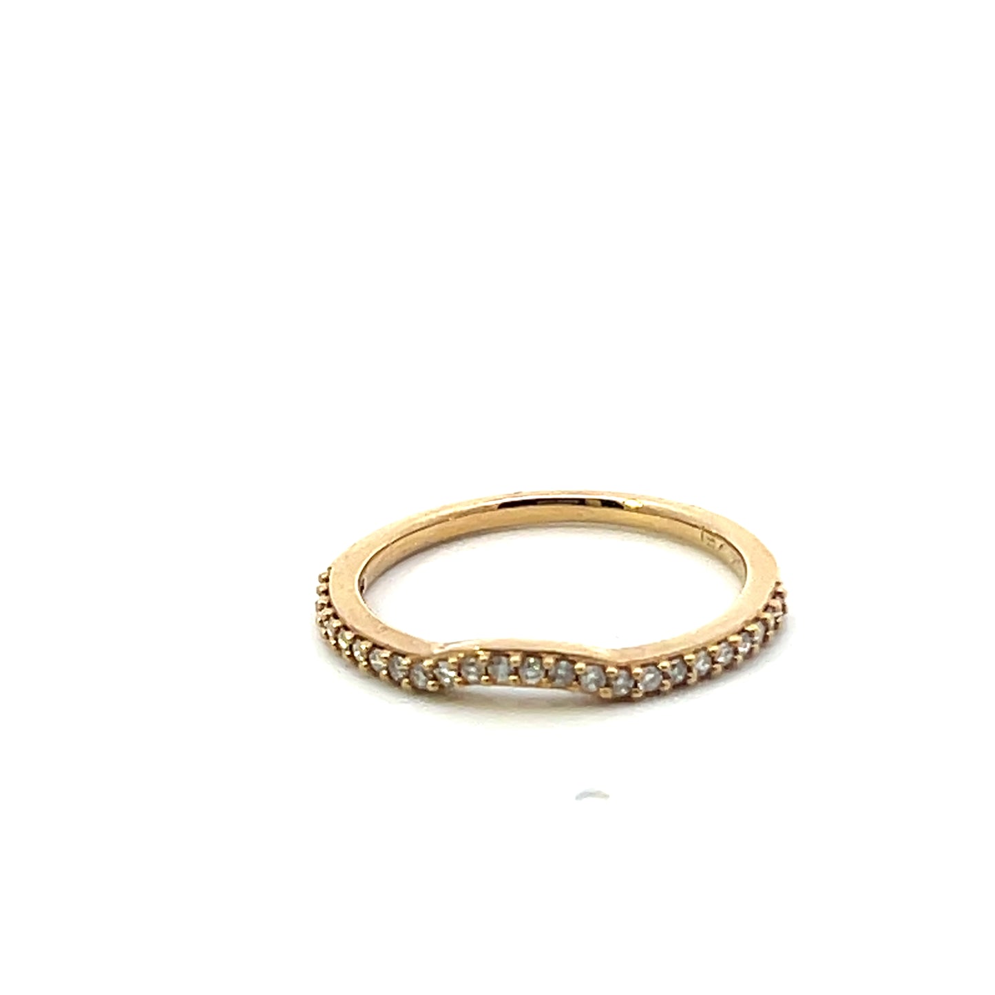 10K VSHAPE WEDDING BAND