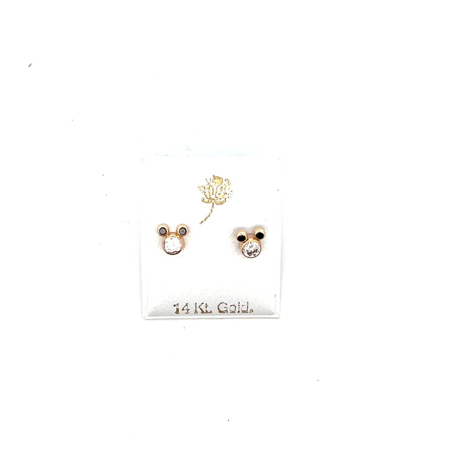 MINNIE MOUSE BLACK STUDS