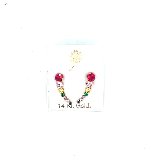MULTICOLOR ROUND STUDS