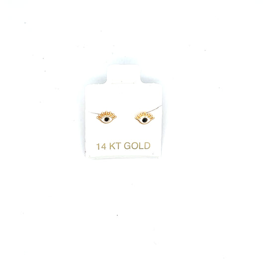 14K MINI EVIL EYES