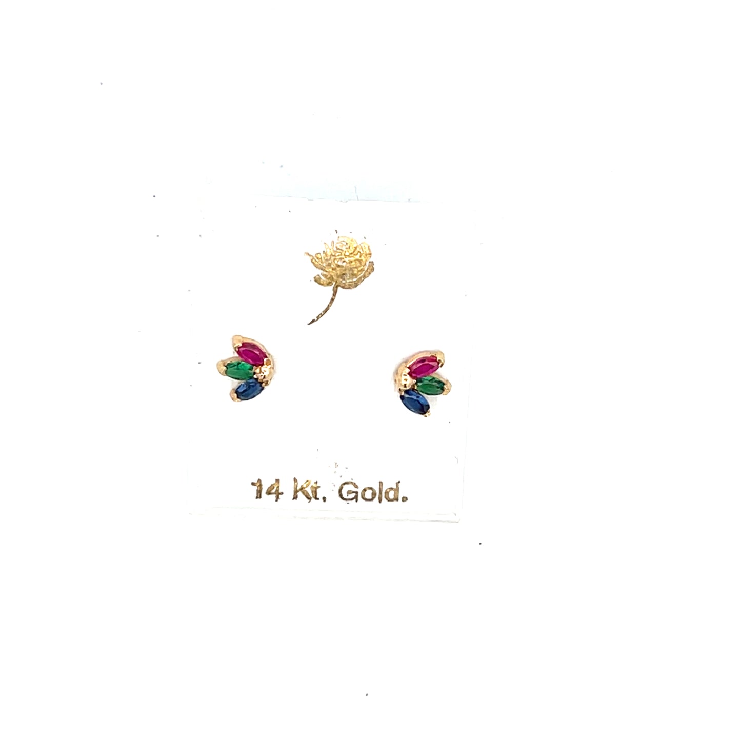 HALF FLOWER STUDS