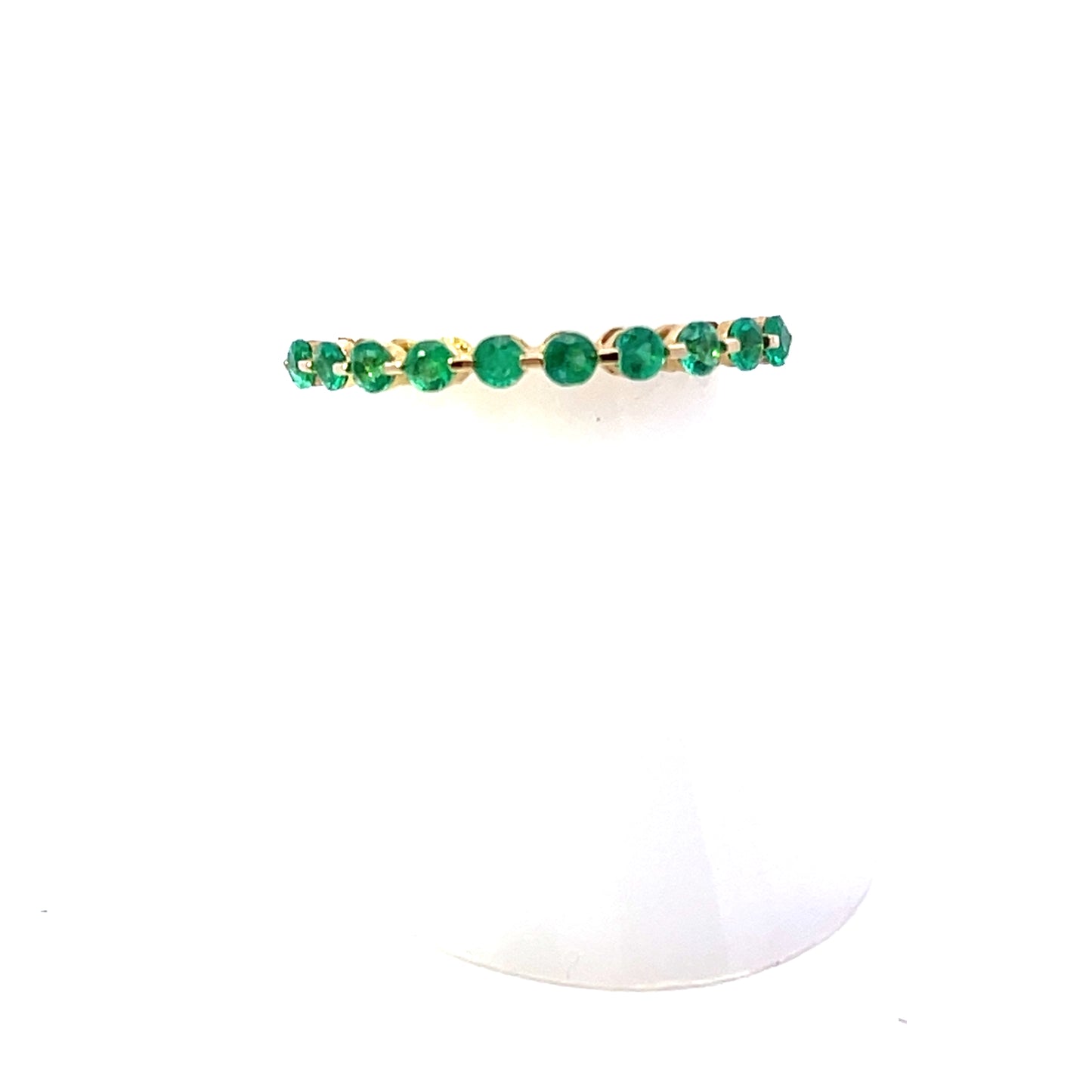 10K YG EMERALD RING BAND (Copy)