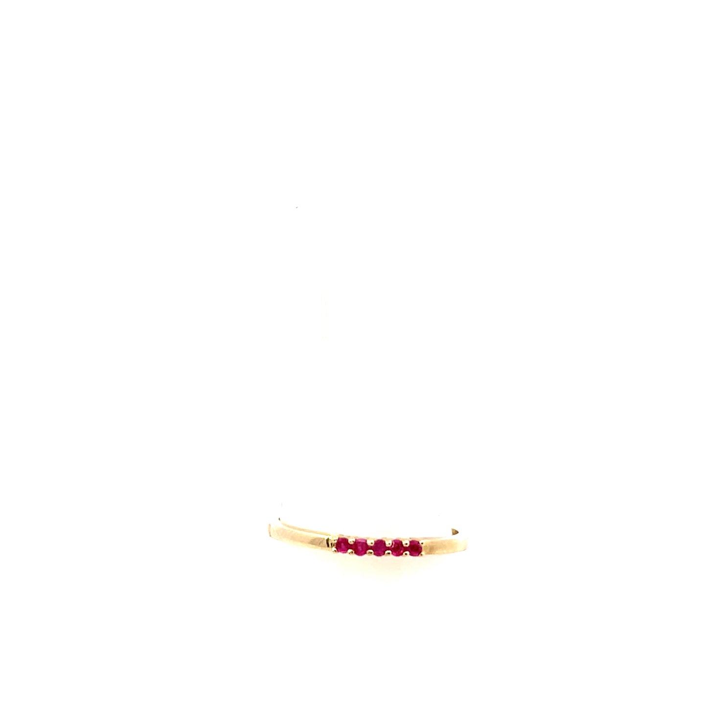 10K YG MINI RUBY RING