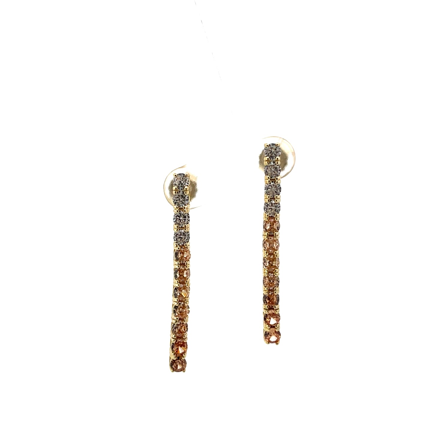 TENNIS OMBRE YELLOW EARRINGS SGP