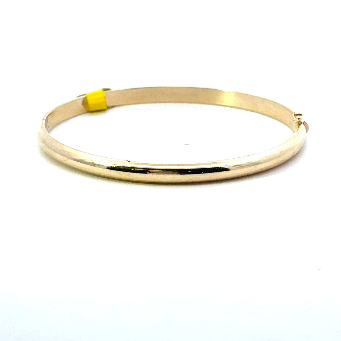 14K YG SOLID BANGLE 7"