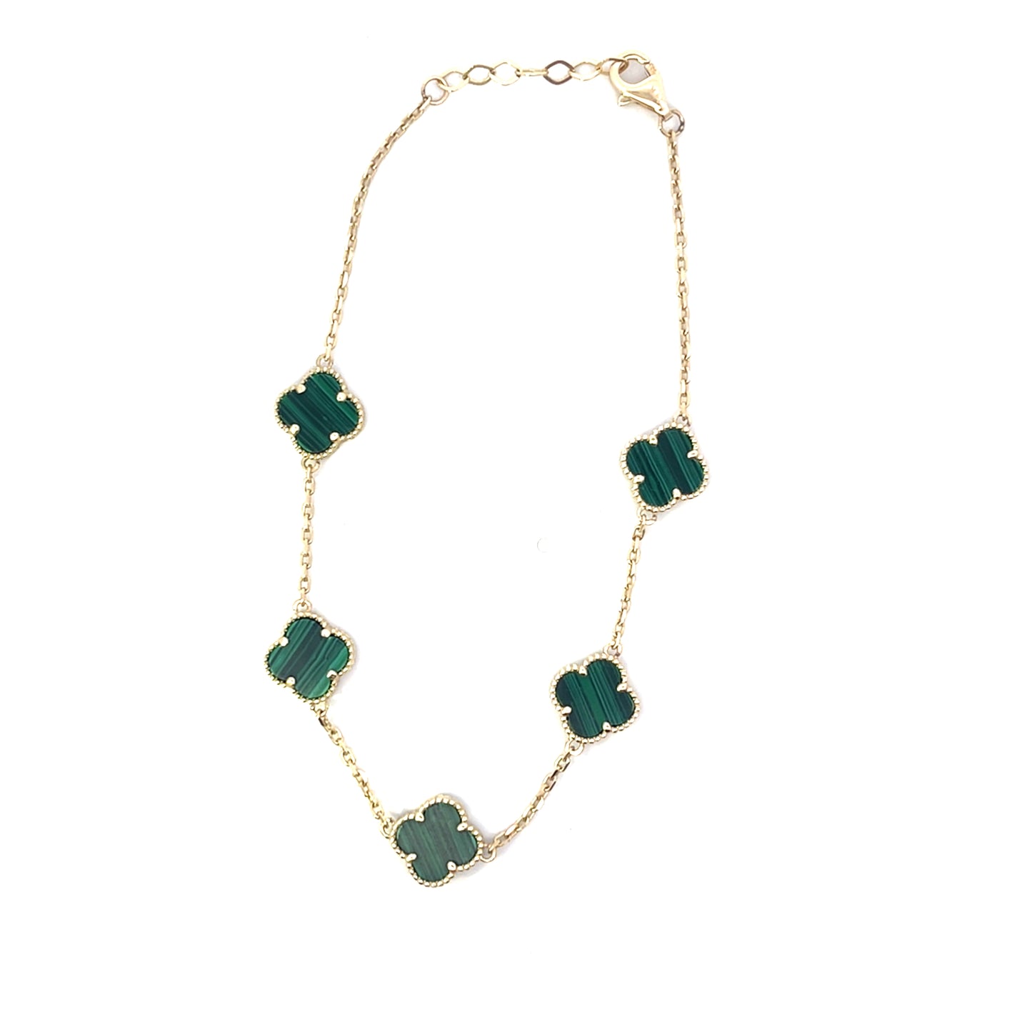 10K YG GREEN VAN CLEEF BRACELET