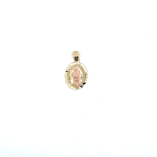 10K YG RG 2 TONE VIRGIN CHARM 3