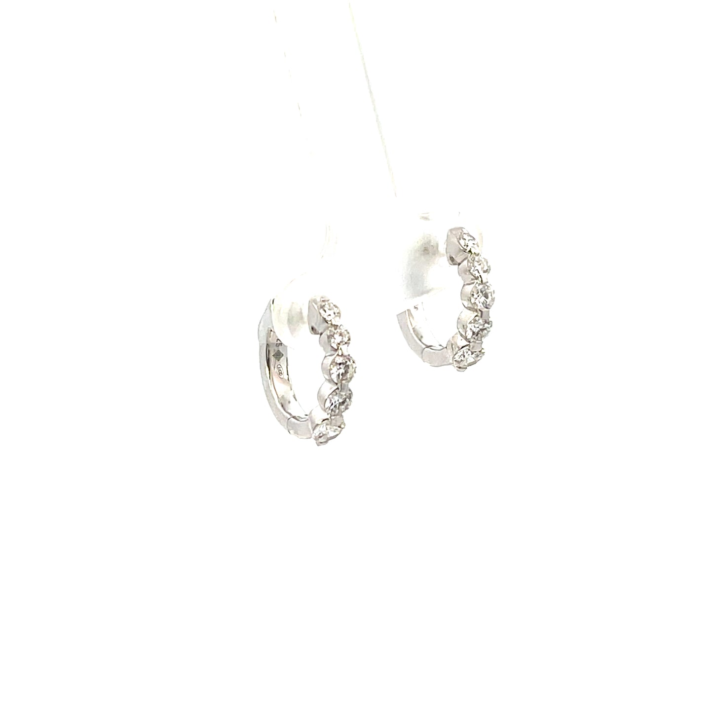 D-1.00CTW LAB DIAMOND LGD DEGRADE HUGGIES 1