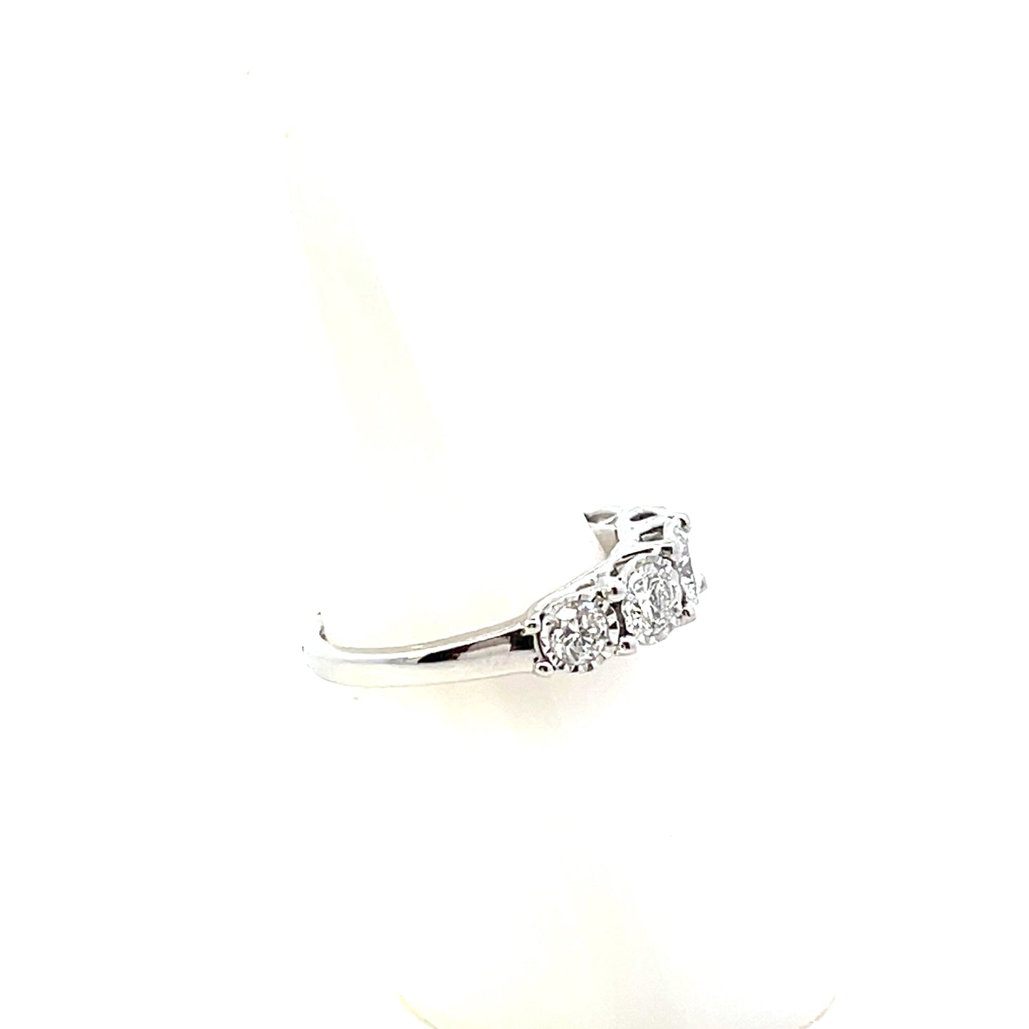D-1.00CTW CHUNKY LAB GROWN DIAMOND RING BAND #7
