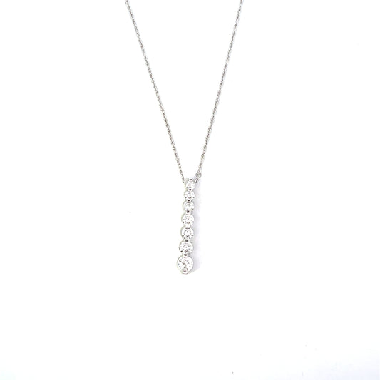 D-1.00 CTW LAB DIAMOND LGD SOLITAIRE LARIAT