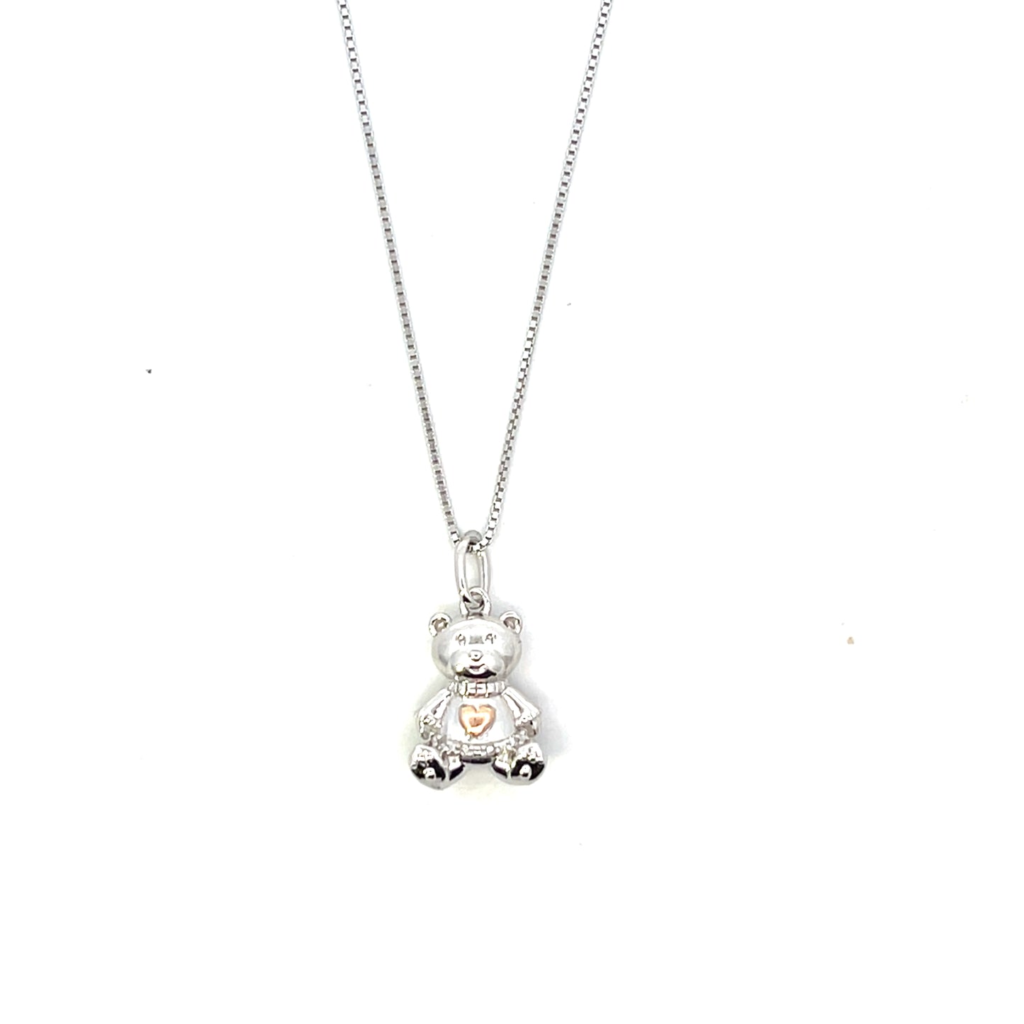 DIAMOND PAVE BEAR NECKLACE