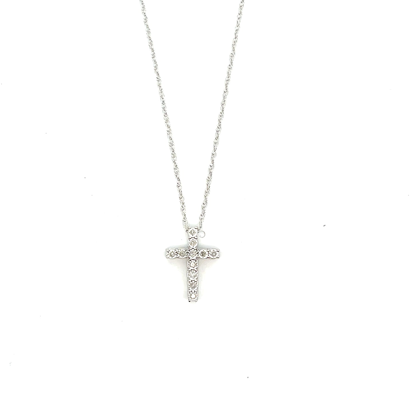 D-0.13CTW DIAMOND CROSS