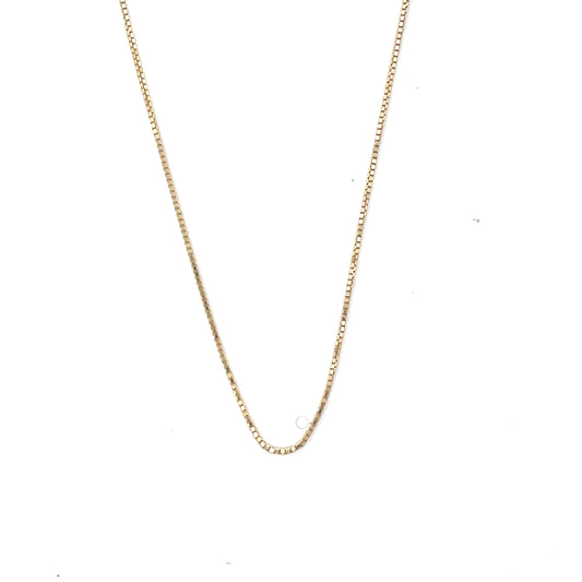 14K YG BASIC CHAIN 20"