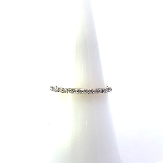 10K YG D-0.17CTW DIAMOND CLASSIC RING BAND