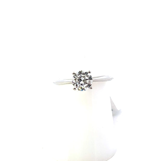 14K WG LGD-1.05CTW ROUND LAB GROW DIAMOND SOLITAIRE ENGAGEMENT RING