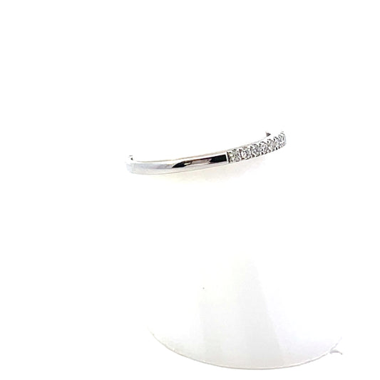 14K WG D-0.15CTW 1.5MM DIAMOND RING BAND