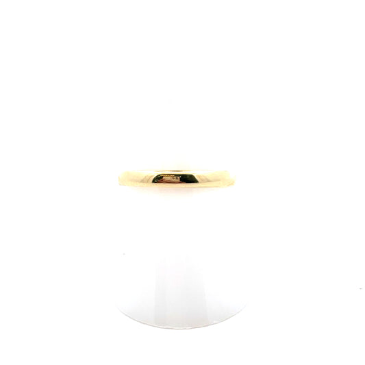 10K YG MEN 2MM RING BAND (SIZE9)