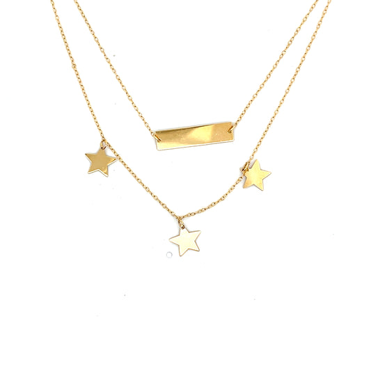 10K DOUBLE CHAIN PLATE AND 3 S-STAR