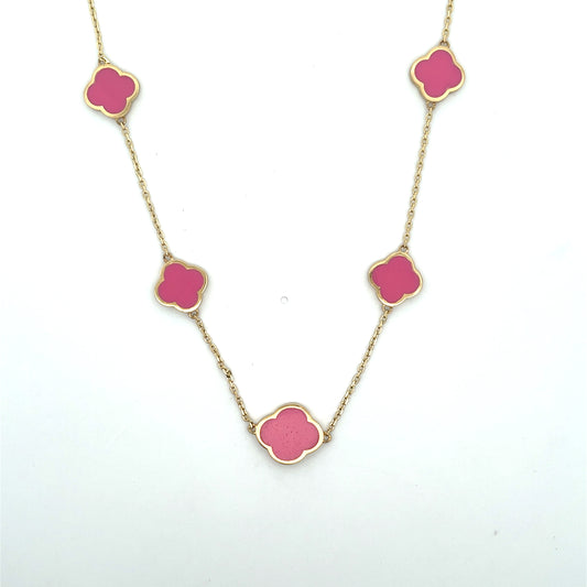 14K PINK VAN CLEEF