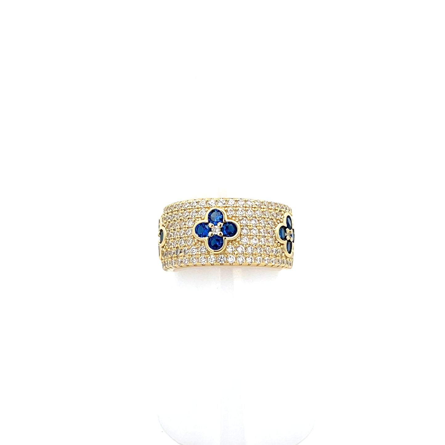 7ROW CHUNKY BLUE VAN CLEEF WITH PAVE