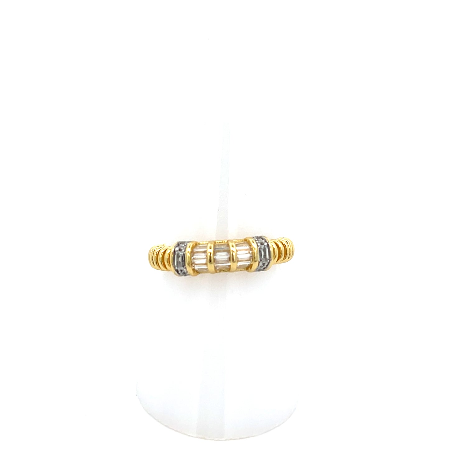 COIL RING WITH CZ