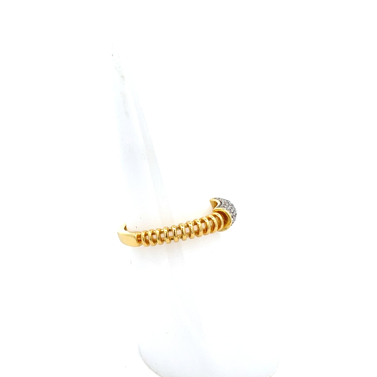 COIL RING WITH PAVE