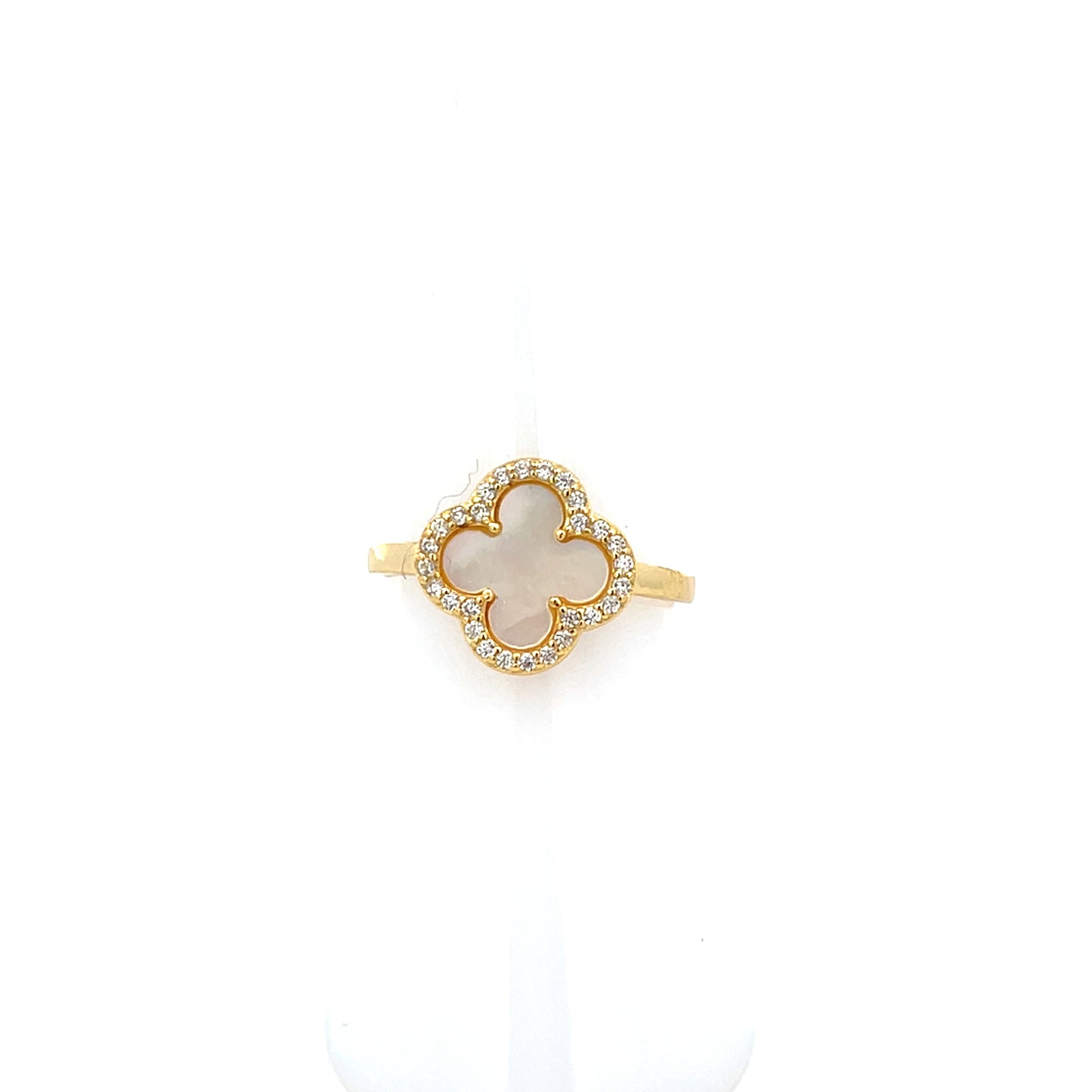 MEDIUM  NACAR VAN CLEEF WITH HALO RING