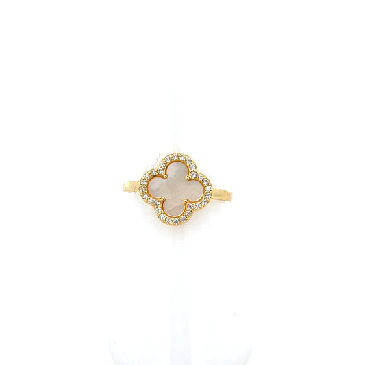 MEDIUM  NACAR VAN CLEEF WITH HALO RING