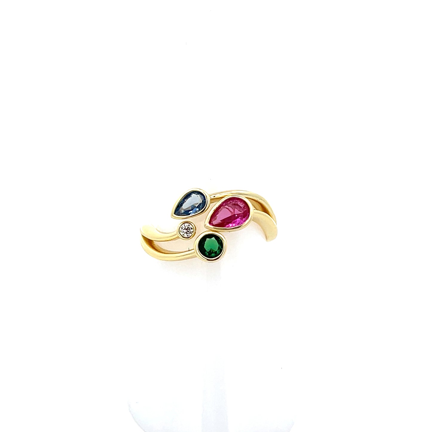 OPEN MULTI SHAPE MULTI COLOR RING