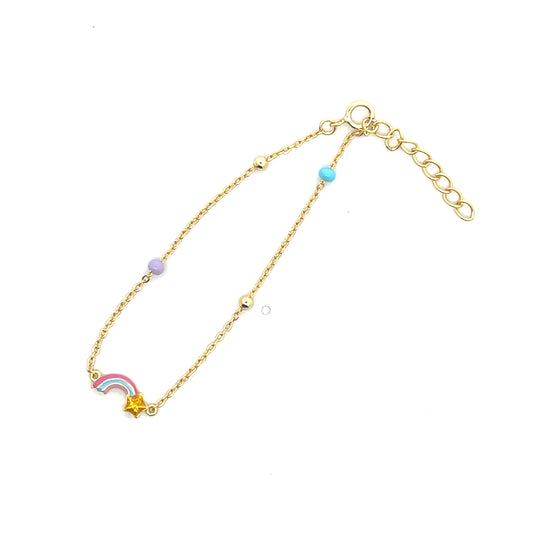 GIRL RAINBOW BRACELET 6" SGP