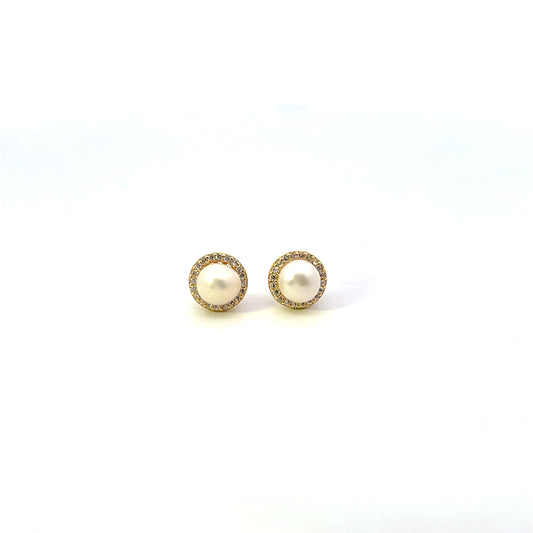 SMALL NATURAL PEARL WITH HALO SGP